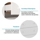 Ver imagem 5 de Guarda Roupa Infantil Uli New 2 Portas e 3 Gavetas Branco Brilho - Móveis Peroba