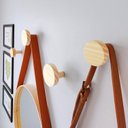 Ver imagem 1 de 4 Ganchos Penduradores de Parede em Pinus 20mm Bola 4 Tamanhos:Pinus