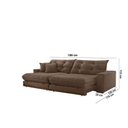 Ver imagem 6 de Sofá Duque Dois Módulos de 90cm B25cm Meu Sofá Online B016 Veludo Marrom