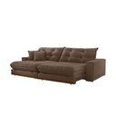 Ver imagem 5 de Sofá Duque Dois Módulos de 90cm B25cm Meu Sofá Online B016 Veludo Marrom