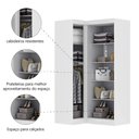 Ver imagem 4 de Quarto Modulado de Canto Madrid com 3 Portas Maxel