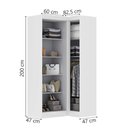Ver imagem 3 de Quarto Modulado de Canto Madrid com 3 Portas Maxel