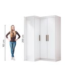Ver imagem 5 de Quarto Modulado de Canto Madrid com 3 Portas Maxel