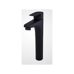 Misturador Monocomando de Mesa para Lavatório Led Bica Alta Preto Fosco - Perflex - 1
