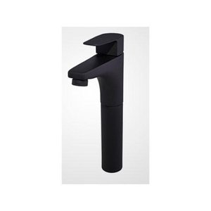 Misturador Monocomando de Mesa para Lavatório Led Bica Alta Preto Fosco - Perflex