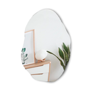 Ver imagem 1 de Espelho Orgânico Lapidado Decorativo 90x60 com Suporte