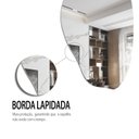 Ver imagem 6 de Espelho Orgânico Lapidado Decorativo 90x60 com Suporte