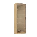 Ver imagem 2 de Sapateira Vertical Porta Reflecta 0,66m x 1,87m com Iluminação em LED 100% MDF Cor:Olmo