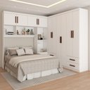 Ver imagem 1 de Guarda-roupa Casal Modulado Paradise 10 Portas 6 gavetas - Pm