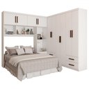 Ver imagem 3 de Guarda-roupa Casal Modulado Paradise 10 Portas 6 gavetas - Pm