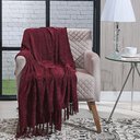 Ver imagem 1 de Manta P/ Sofá - Boras Chenille - 2 Lugares - 1,70m X 1,25m - Vermelho - Niazitex Dohler
