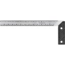 Ver imagem 1 de Esquadro 14" cabo plástico - Nove54