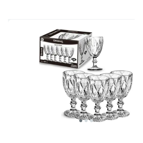 Taça Diamond Transparente