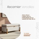 Ver mais imagens de Puff Recamier Baú Versallies 150 Cm para Sala Quarto Bouclé