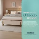 Ver imagem 7 de Puff Recamier Baú Versallies 150 Cm para Sala Quarto Bouclé
