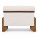 Ver imagem 3 de Puff Recamier Baú Versallies 150 Cm para Sala Quarto Bouclé