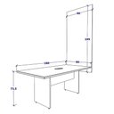 Ver imagem 2 de Conjunto Escritório Mesa de Reunião 1,80m Painel Tv Pre F5