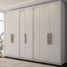 Guarda-roupa Casal Brooklyn 7 Portas 2 Gavetas Branco - Pm - 1