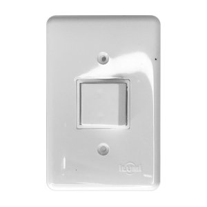 Interruptor Intermediário 1 Tecla Ilumi 10a 250v Embutir 4x2 (2032):branco