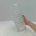 Ver imagem 2 de Vaso Decorativo Enfeite Casa Redondo Home&Co Eco Crystal 28x15x15cm Transparente