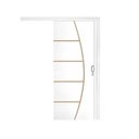 Ver imagem 3 de Porta de Correr Frisada com Fundo Primer Branco Hdf Cm-01 - 210x82