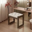 Ver imagem 7 de Pufe Banqueta Baixa Banco Estofado Mdf Luanda Quarto Luxo Fenix:legno
