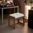 Ver imagem 5 de Pufe Banqueta Baixa Banco Estofado Mdf Luanda Quarto Luxo Fenix:legno