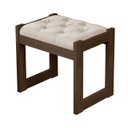 Ver imagem 1 de Pufe Banqueta Baixa Banco Estofado Mdf Luanda Quarto Luxo Fenix:legno
