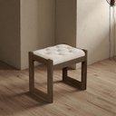 Ver imagem 6 de Pufe Banqueta Baixa Banco Estofado Mdf Luanda Quarto Luxo Fenix:legno