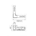 Ver imagem 2 de Conector L Horizontal para Trilho de Sobrepor S.Line 24V Preto Stella Bivolt