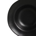 Ver imagem 6 de Prato para Sobremesa Porto Brasil Cerâmica 250ml Preto Matte Orgânico 19cm Mesa Posta