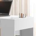 Ver mais imagens de Mesa de Computador em L Office Alessa 1 e 2 Lukaliam Móveis Branco Branco