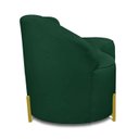 Ver imagem 7 de Sofá 4 Lugares Orgânico 220cm Pé Dourado Morgan Bouclê D03 - D’Rossi