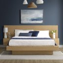 Ver imagem 3 de Cama Casal/Queen com Cabeceira e Mesa de Apoio Samambaia CabeCasa MadeiraOriginals