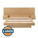 Ver mais imagens de Cama Casal/Queen com Cabeceira e Mesa de Apoio Samambaia CabeCasa MadeiraOriginals