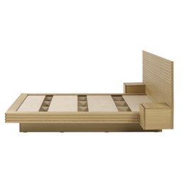 Cama Casal/Queen com Cabeceira e Mesa de Apoio Samambaia Cabecasa Madeiramadeira - 9