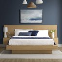 Ver imagem 3 de Cama Casal/Queen com Cabeceira e Mesa de Apoio Samambaia CabeCasa MadeiraOriginals