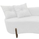 Ver imagem 7 de Namoradeira Sofá Feijão Luna 130cm Orgânica Couro