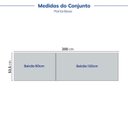 Ver imagem 5 de Cozinha Planejada 2 Peças 2 Balcões com Tampo Marselha CabeCasa MadeiraOriginals Azul/Sereno
