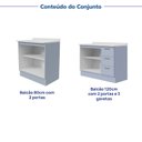 Ver imagem 7 de Cozinha Planejada 2 Peças 2 Balcões com Tampo Marselha CabeCasa MadeiraOriginals Azul/Sereno