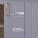Ver mais imagens de Cozinha Planejada 2 Peças 2 Balcões com Tampo Marselha CabeCasa MadeiraOriginals Azul/Sereno