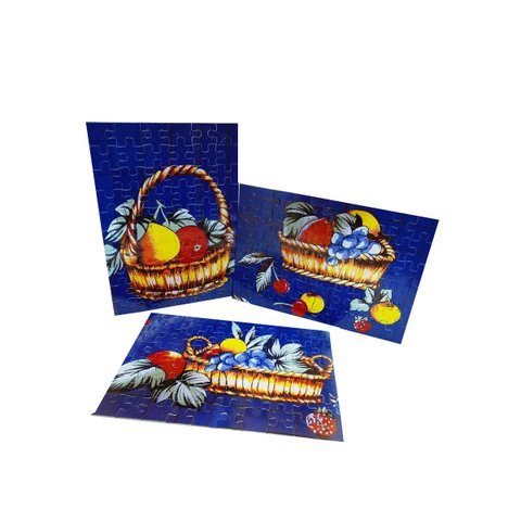 Kit 3 Quebra-cabeças Decorativos Toalha de Mesa de 60 peças Reidopendrive TOALHA1