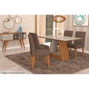 Ver imagem 6 de Kit 2 Cadeiras de Cozinha Milena 2 Un Savana-nature/suede Joli Chocolate - Cimol