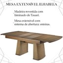 Ver imagem 3 de Mesa de Jantar Extensivel 162 ou 222 Cm Madeira Pinhao Nacc