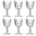 Ver imagem 1 de Jogo de Taças de Vidro Diamond Transparente 300ml