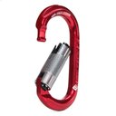 Ver imagem 1 de Mosquetão Usclimb Alumínio Oval Keylock Trava Automática 22kn Ce Uiaa