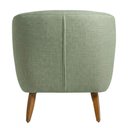 Ver imagem 7 de Poltrona Decorativa Tamara Pés Madeira Linho Verde Claro - Nexta Casa