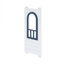 Conjunto Cama Montessoriana Reversível Casinha Telhado, Led, Janela, Grade New Garden Casatema - 14