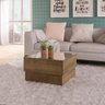 Conjunto Sala de Estar com Rack Treviso, Painel Slim, Mesa de Centro Parati e Aparador Creta - 2