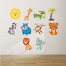 Adesivo Parede Safari Infantil - 1